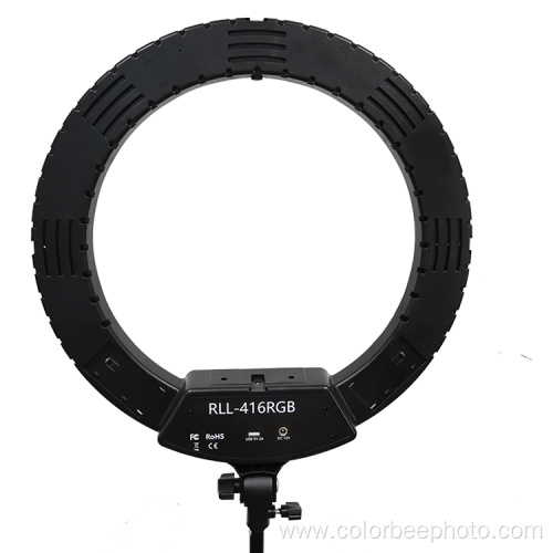 photography 18inch selfie Bi-colour ring light with Tripod